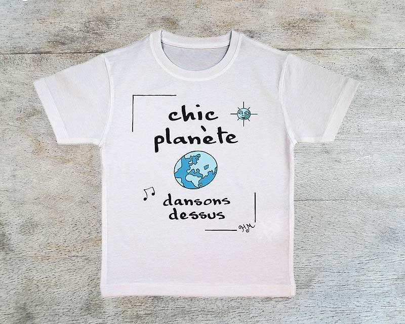 Tee shirt enfant Chic Planète